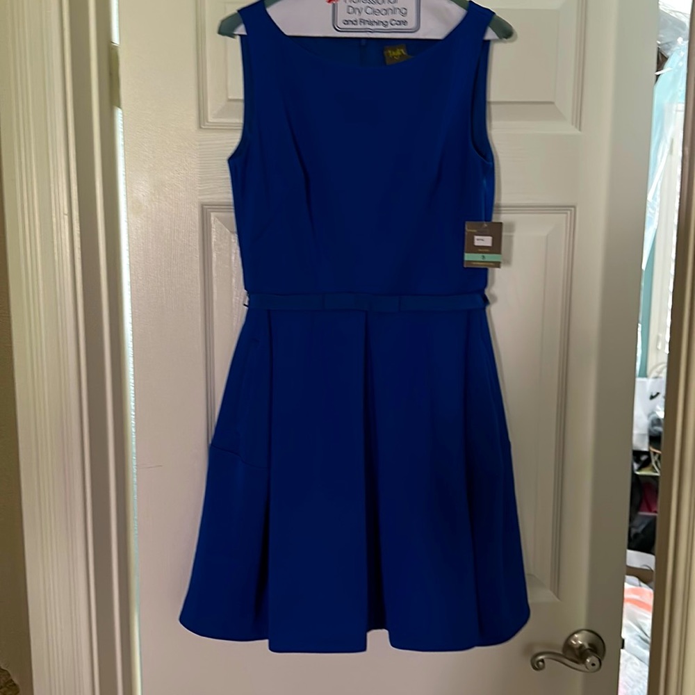 Size 8 Taylor dress, brand new. Fit and flare.